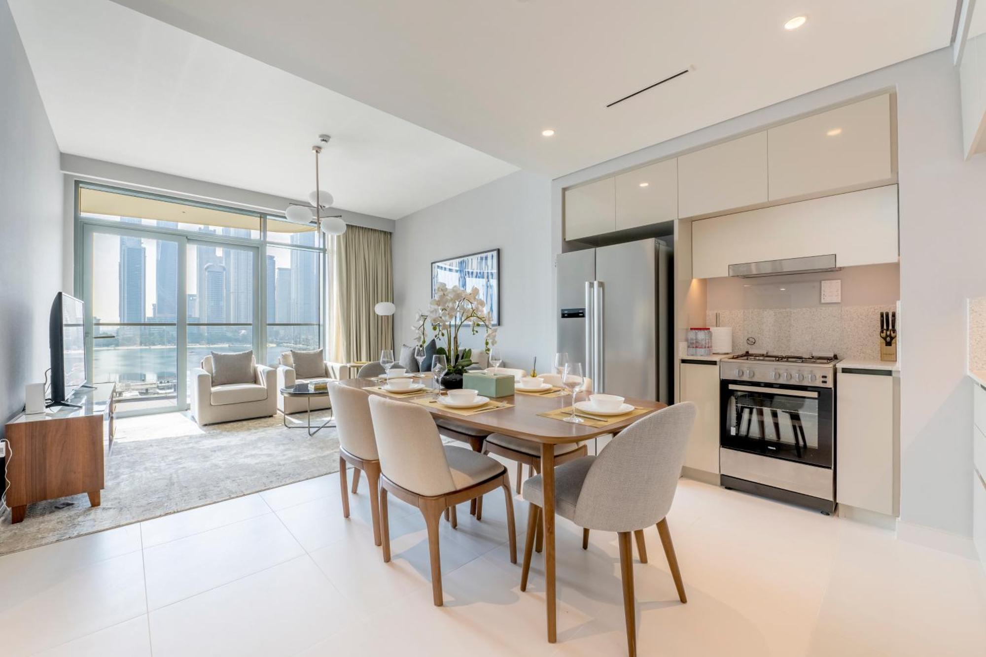 Ultra Luxury Emaar Beachfront - Private Beach And Pool Dubai Eksteriør bilde
